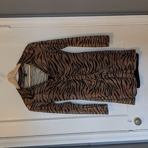 Worn Once! Wild Fable Sheer Tiger Dress